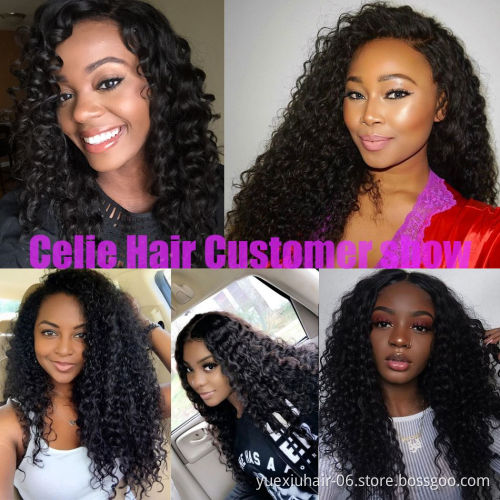 Wholesa No Shedding Tangle Great High Grade 1 donor 100% Virgin Brazilian Human Hair Bundles with Lace Closure for black women
